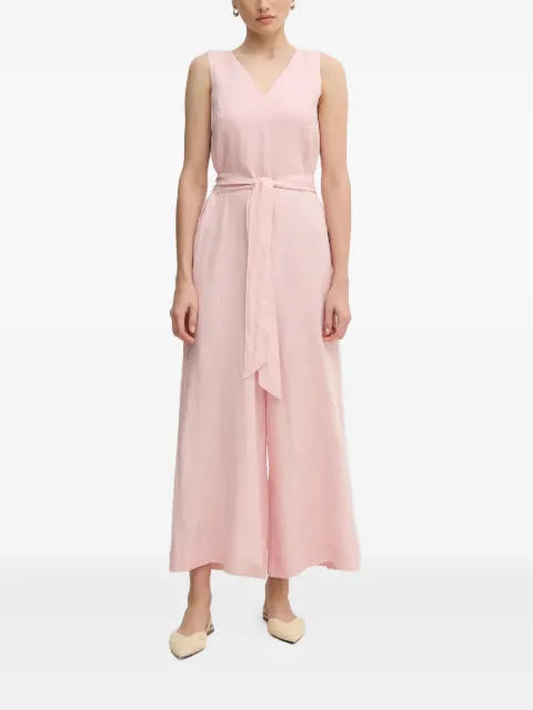 Benetton tie-waist jumpsuit Pink 4AGHDT00E