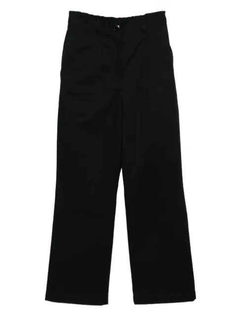 To b. by agnès b. flared cropped trousers Black 6314WM81