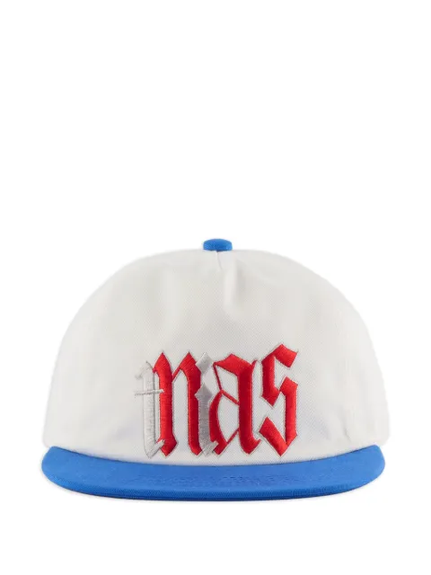 SAINT MXXXXXX x NaS logo-embroidered baseball cap White SMHR10000C22