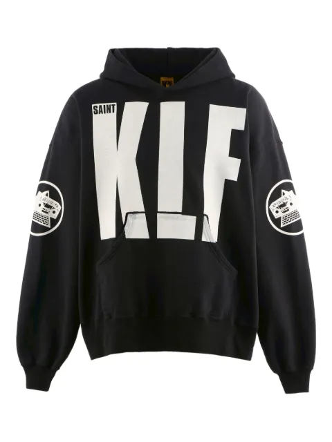 SAINT MXXXXXX x Klf graphic hoodie Black SMHR10000C06