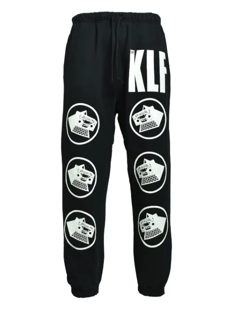 SAINT MXXXXXX x KLF graphic pants Black SMHR10000C07
