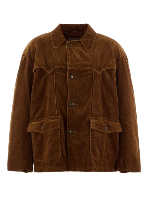 SAINT MXXXXXX corduroy front-pocket jacket Brown SMHR10000079
