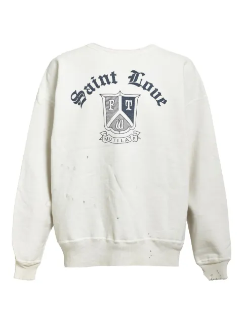 SAINT MXXXXXX crew-neck sweatshirt White SMHR10000047