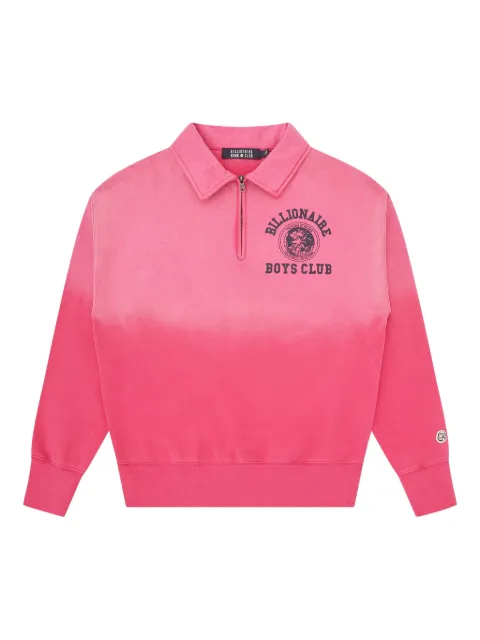 Billionaire Boys Club zip-fastening graphic-print sweatshirt Pink B25426