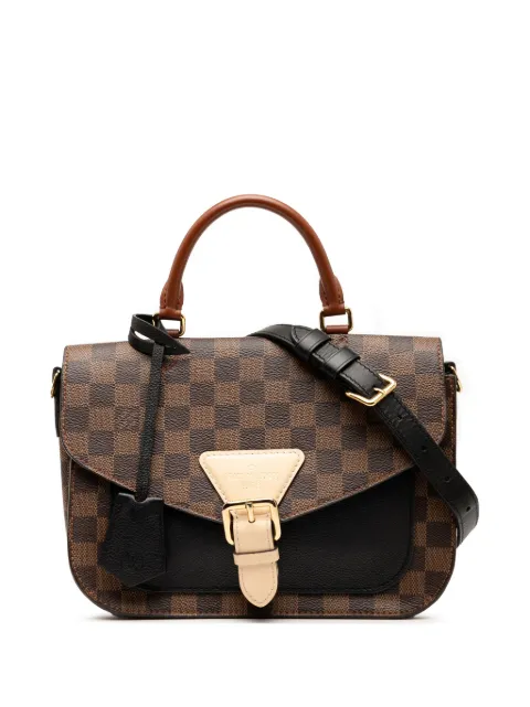 Louis Vuitton Pre-Owned 2020 Damier Ebene Beaumarchais satchel Brown MWE7599LCU7DZFF4