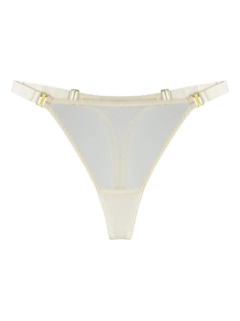 Bordelle Signature mesh thong Neutrals SIGNATURECREAMMESHTHONG