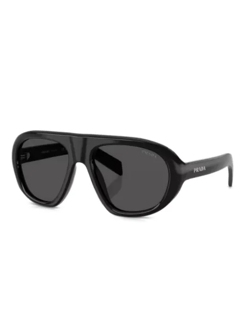 Prada Eyewear pilot-frame tinted sunglasses Black SPRC0516K08Z