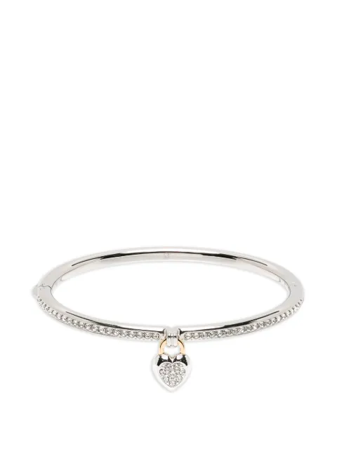 Swarovski mixed-cuts heart bangle Silver 5737266