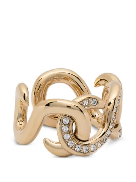 Swarovski open round-cut ring Gold 5741802