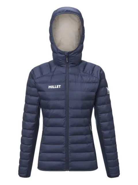 Pascal Millet zip-up hooded puffer jacket Blue MIV9889