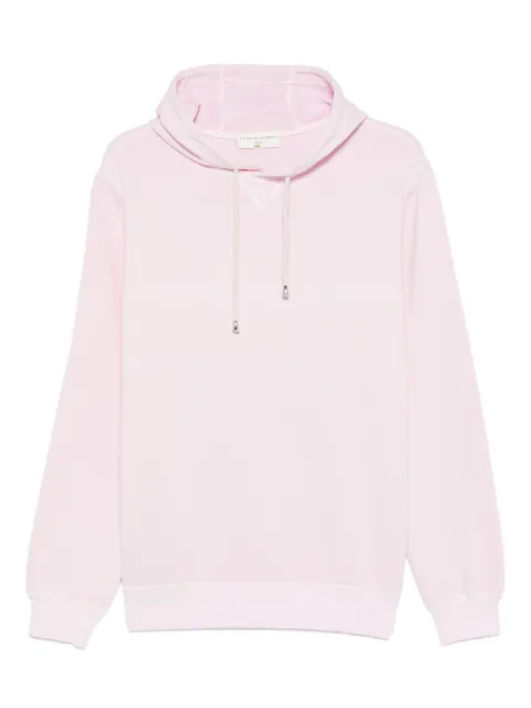 Filippo De Laurentiis drawstring-fastening cotton hoodie Pink HOML3A