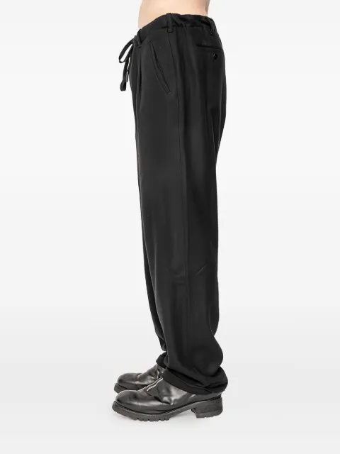 Andrea Ya'aqov drawstring-waist trousers Black 25MORC37