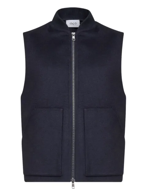 D4.0 wool gilet Blue D1JFW25260004E044