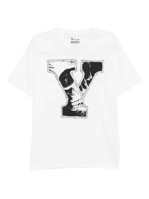 Yohji Yamamoto graphic print cotton T-shirt White MLT72990OFF