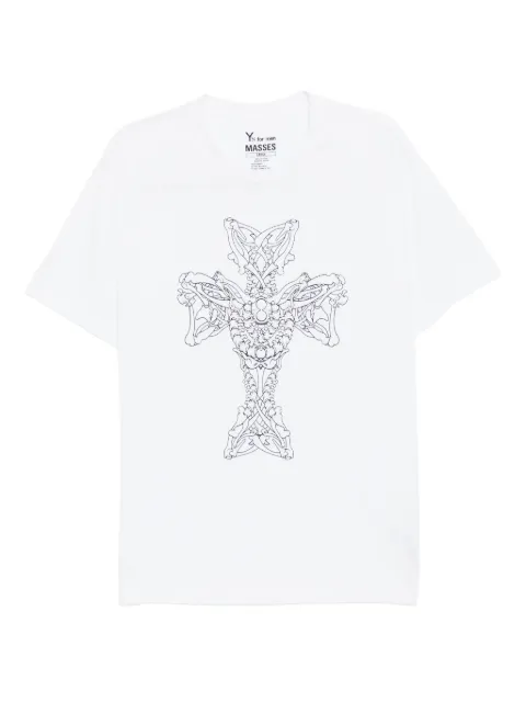 Yohji Yamamoto graphic-print cotton T-shirt White MLT75990OFF