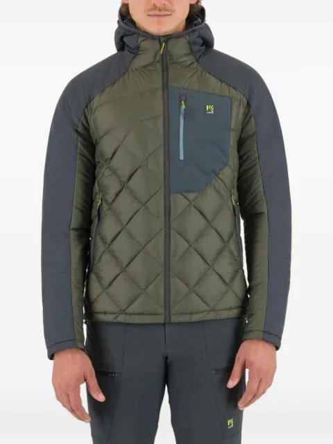 KARPOS quilted hooded jacket Green 2511044
