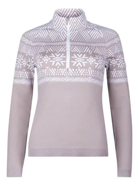 NEWLAND half-zip long-sleeve sweater Neutrals N46717