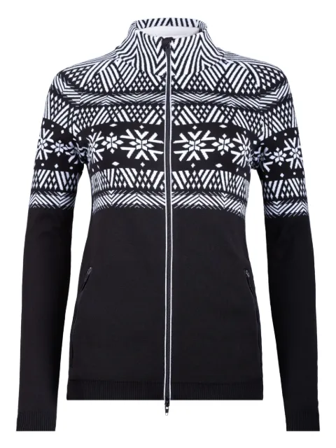 NEWLAND zip-up cardigan Black N46718