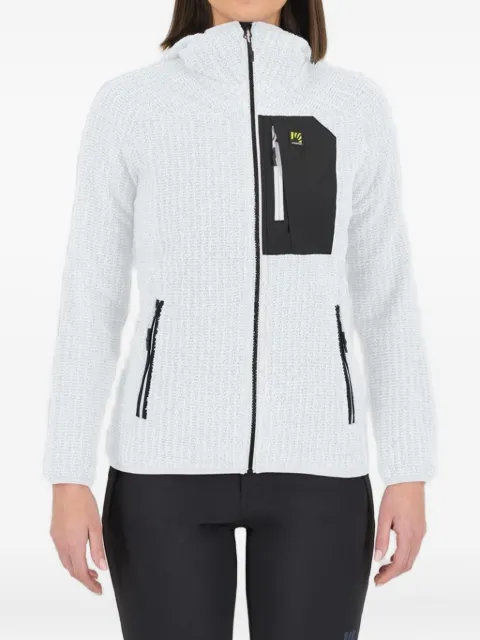 KARPOS zip hooded knitwear White 2532096