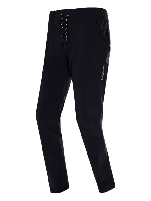TRANGOWORLD drawstring-fastening track pants Black PC009684