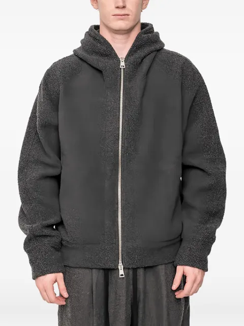 Andrea Ya'aqov zip-up hoodie Grey 24MHIT24