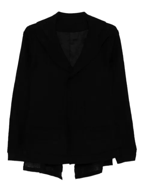 Limi Feu wool gauze layered blazer Black LLJ02118