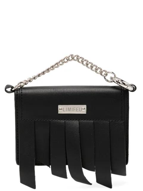 Limi Feu fringe-detail purse Black LLA05714