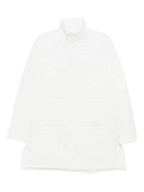 Yohji Yamamoto broad loop button padded jacket White HLB15028