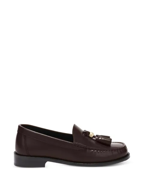 Furla brushed fringe loafers Brown YK57FCGT20000