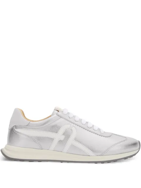Furla Retrò laminated logo-detail sneakers Grey YK56RETBX44084401