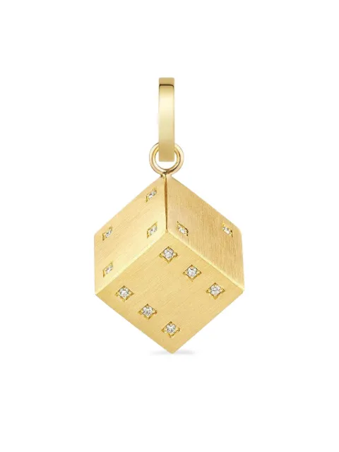 Marie Lichtenberg 18K Yellow Gold Dado diamond charm Gold ML00883