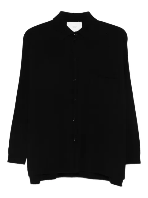 Vanisè pocket button knitwear Black V53604