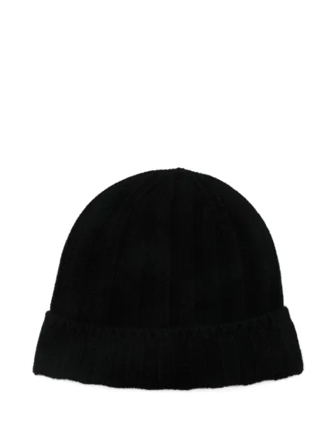 Vanisè Nadine wool beanie hat Black V51690
