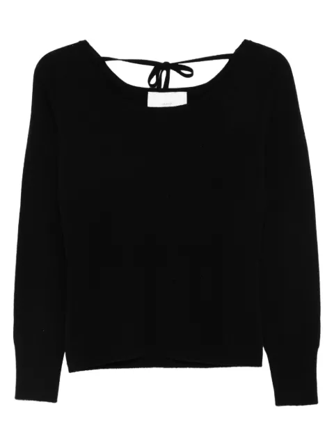 Vanisè tie-detail knitwear Black V54610