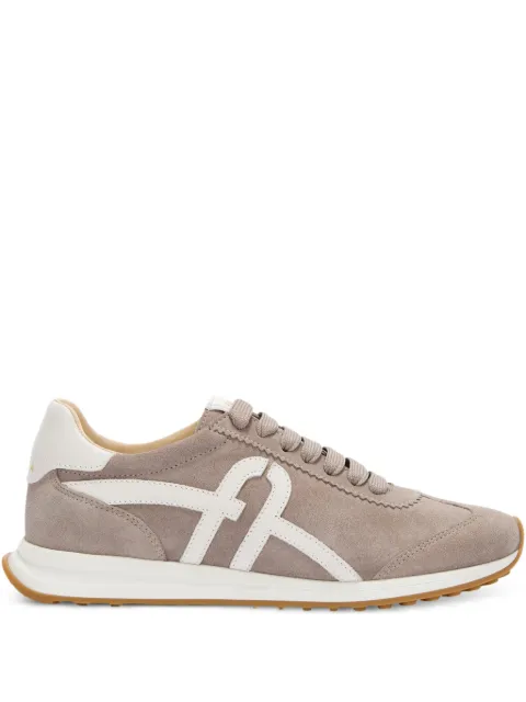 Furla Retrò logo-detail lace-up sneakers Neutrals YK56RETBX0580