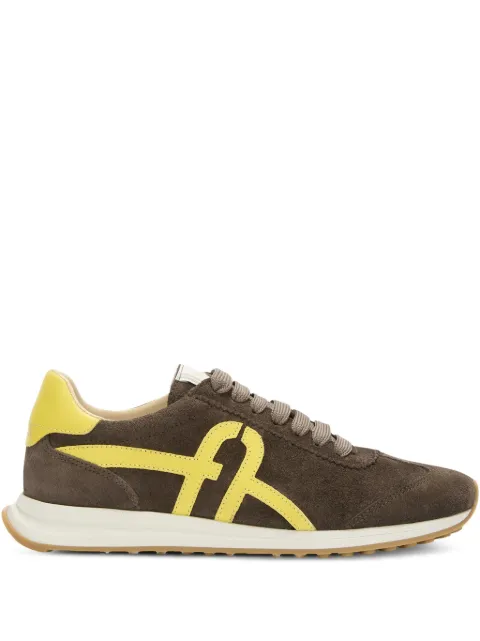 Furla Retrò logo-detail lace-up sneakers Brown YK56RETBX05804719S