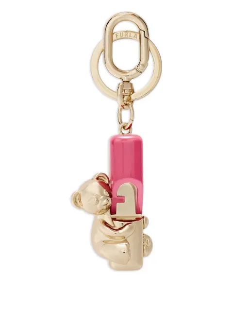 Furla teddy bear Arch keyring Gold WR00866MT00001007