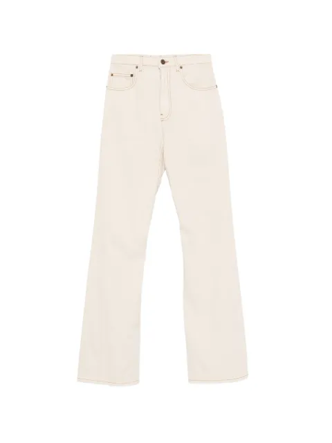 Burberry equestrian-knight straight-leg jeans Neutrals 8118523