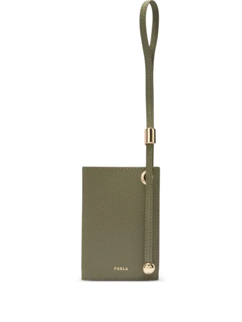Furla small Laura leather card holder Green WP00511ARE0001007