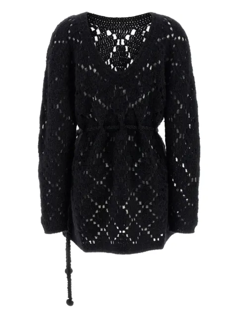 ISABEL MARANT Merida boat-neck mini dress Black PU0820FAC4L02I