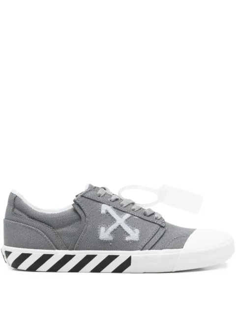 Off-White Vulcanizedanized Undercut stripe-print sneakers Grey OMIA2A2F25FAB0027801