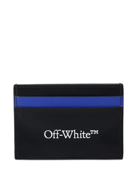 Off-White logo-detail cardholder Black OMND099F25LEA001