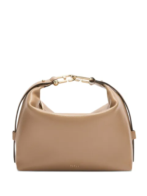 Furla medium Tonie textured tote bag Neutrals WB01964AX00231007