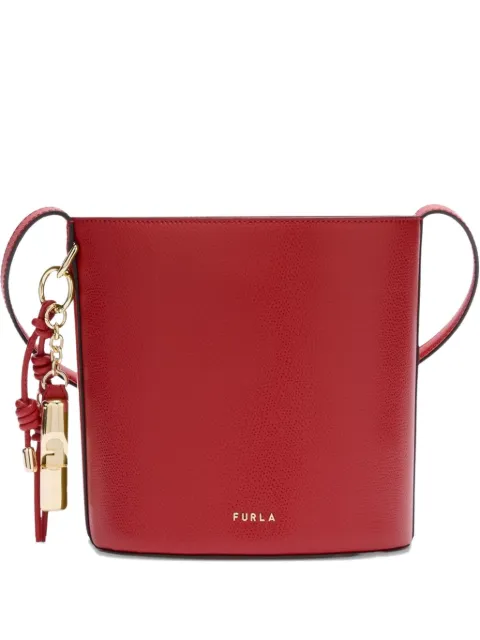 Furla Roxie charm leather bucket bag Red WE00859ARE0001007