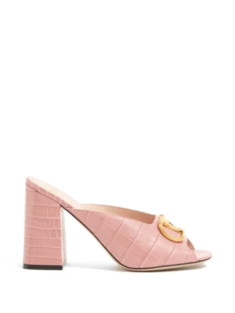 Valentino Garavani vlogo slide sandals Pink WS0NW6LUR