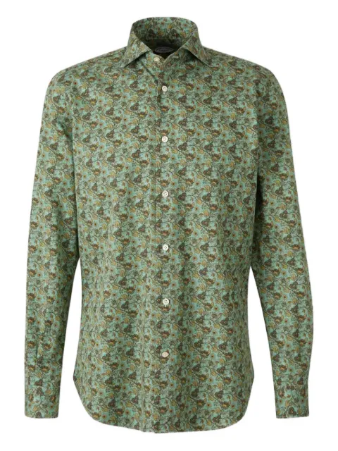 Vincenzo Di Ruggiero buttoned floral-print shirt Green 3G15CYZ4YYFIRENZE26012
