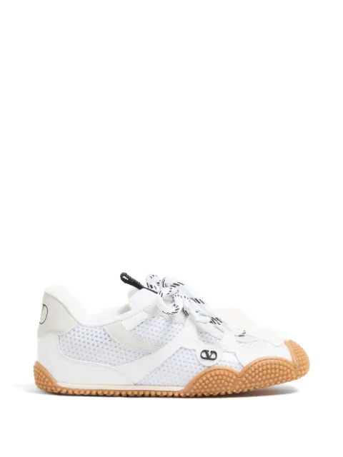 Valentino Garavani Amphibia sneaker in rubberized calfskin and split leather White WS0NB8SDV