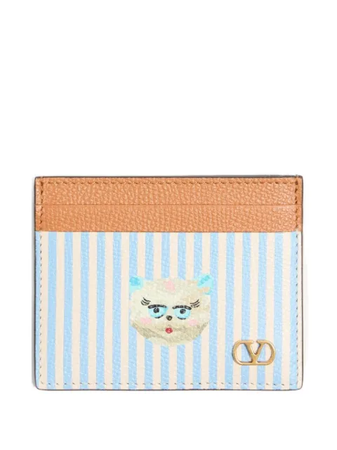 Valentino Garavani Le Chat de la Maison print wallet Blue YP0AP4AXU