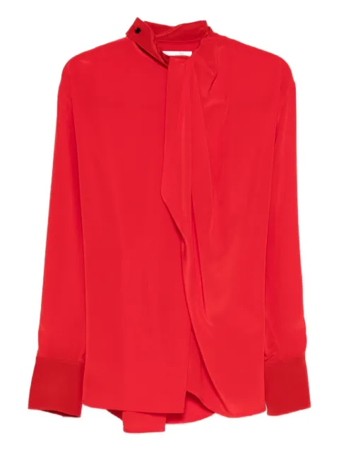 Victoria Beckham tie-neck blouse Red 1126WSH006594A