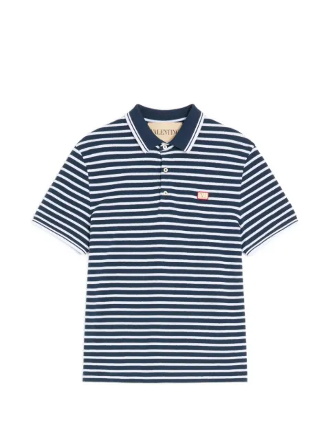 Valentino Garavani cotton polo shirt Blue VMH01KBAF